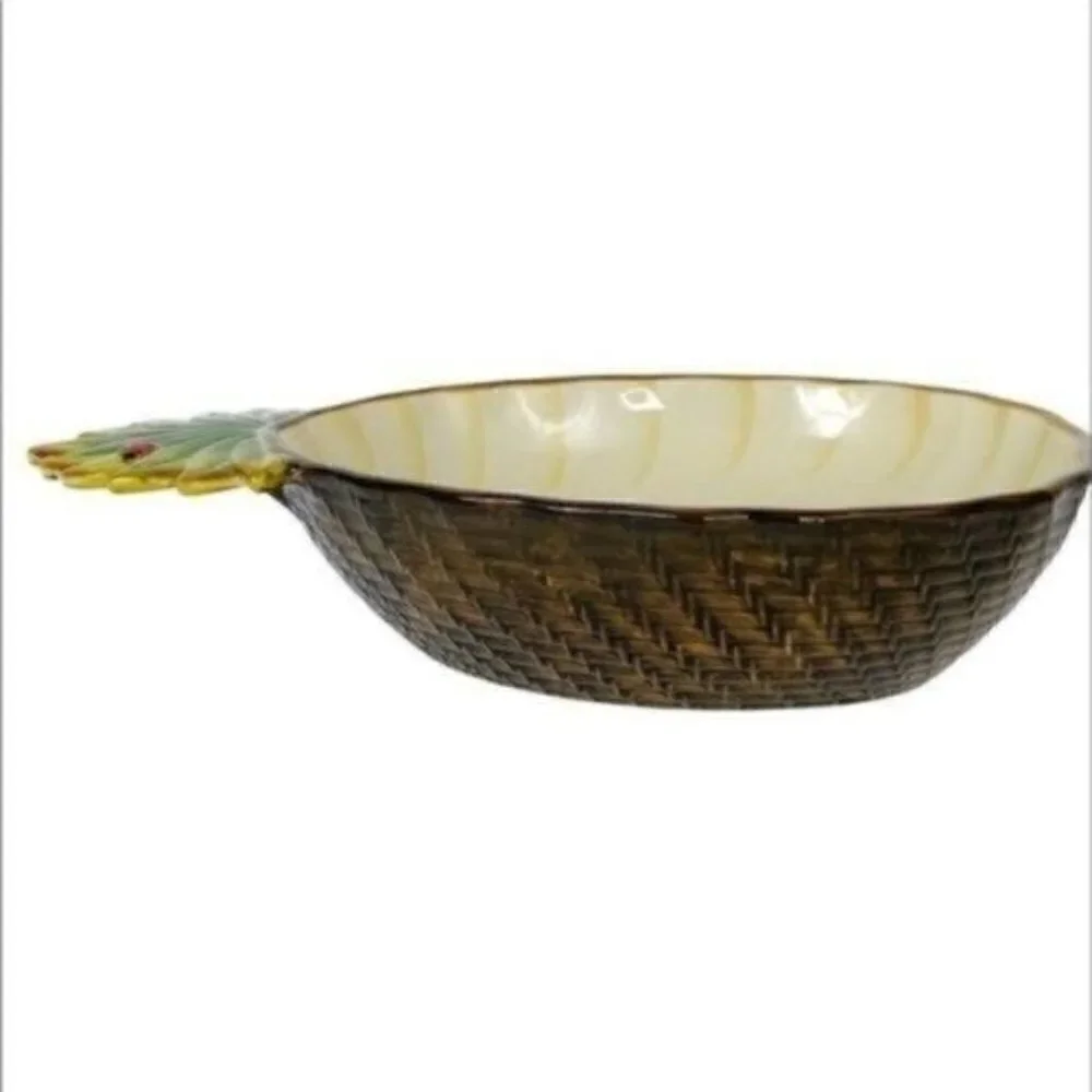 Temp-tations presentable ovenware copa pineapple 1.5 qt Style Ppp-sq-791066